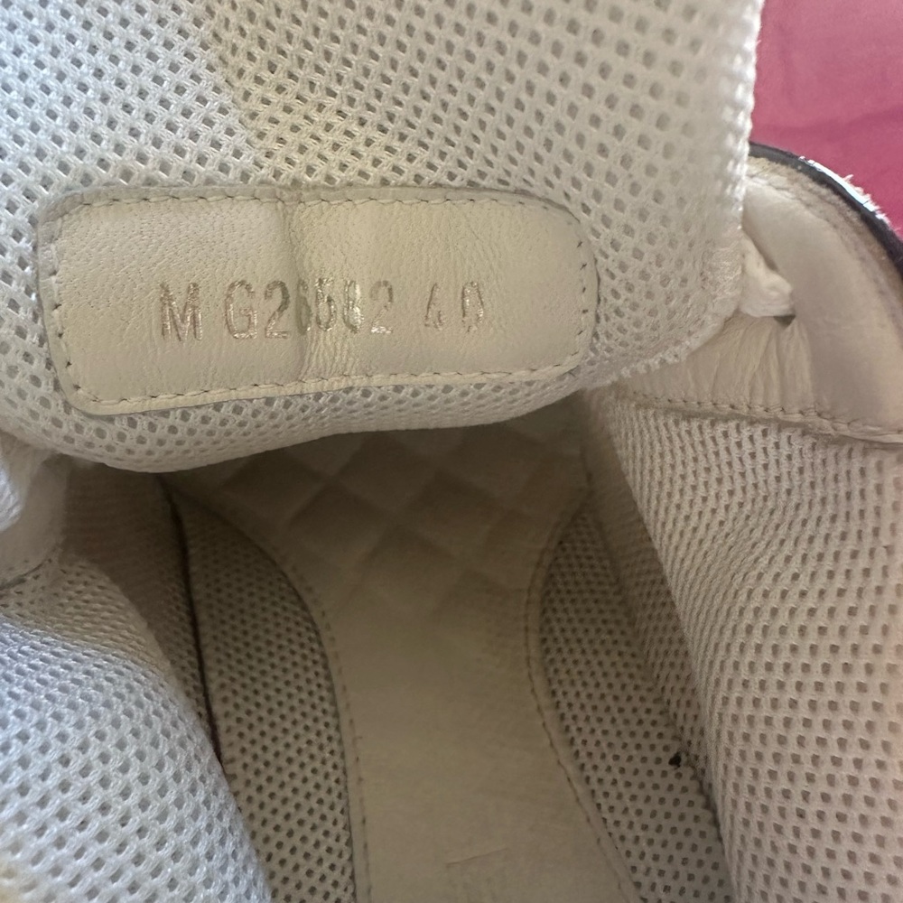 CHANEL ivory/cream and black sneakers . Size 40 . WORN - Picture 9 of 11